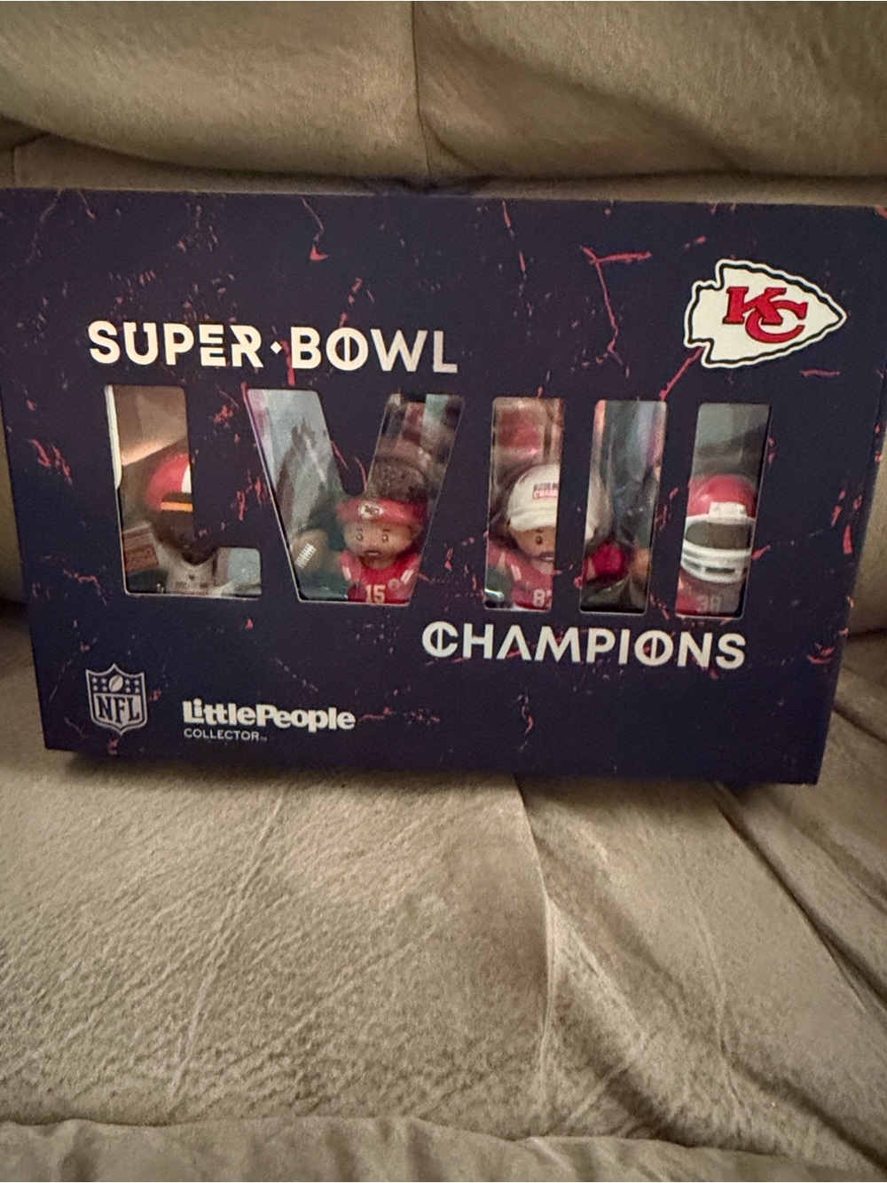 Kansas City Chiefs Super Bowl LIV Champions Little People Collector Set - Red